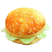 Load image into Gallery viewer, Cuscino ad hamburger in peluche - Ozerty
