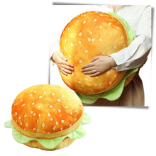Load image into Gallery viewer, Cuscino ad hamburger in peluche - Ozerty
