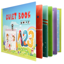 Carica l&#39;immagine nel visualizzatore di Gallery, Libro educativo Montessori per bambini -Numeri/   - Ozerty
