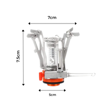 Carica l&#39;immagine nel visualizzatore di Gallery, Mini bruciatore portatile per fornelli da campeggio a gas - Ozerty
