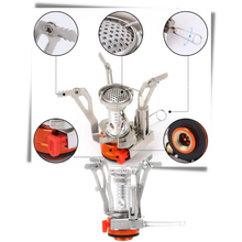 Carica l&#39;immagine nel visualizzatore di Gallery, Mini bruciatore portatile per fornelli da campeggio a gas - Ozerty
