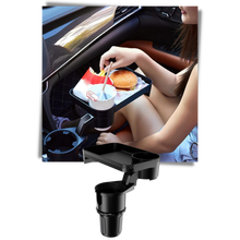Carica l&#39;immagine nel visualizzatore di Gallery, Portabicchieri per auto e vassoio rotante - Ozerty
