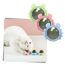 Load image into Gallery viewer, Giocattolo rotante a forma di palla di menta per gatti - Ozerty
