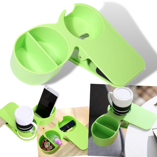 Portabicchieri doppio a clip - Ozerty