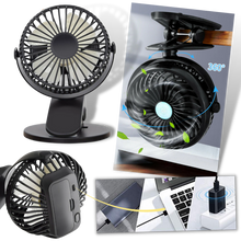 Load image into Gallery viewer, Ventola USB ricaricabile portatile - Ozerty
