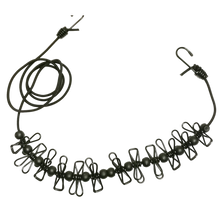 Load image into Gallery viewer, Stendibiancheria da campeggio elasticizzato da 4 m con picchetti - Ozerty
