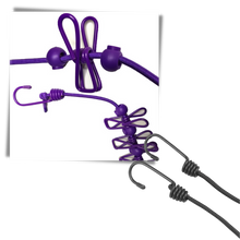 Load image into Gallery viewer, Stendibiancheria da campeggio elasticizzato da 4 m con picchetti - Ozerty
