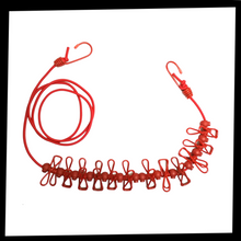 Load image into Gallery viewer, Stendibiancheria da campeggio elasticizzato da 4 m con picchetti - Ozerty
