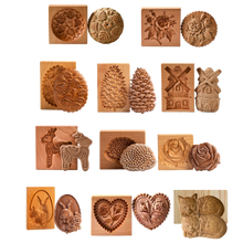 Load image into Gallery viewer, Stampo tagliabiscotti in legno - Ozerty
