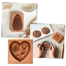 Load image into Gallery viewer, Stampo tagliabiscotti in legno - Ozerty
