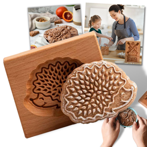 Stampo tagliabiscotti in legno - Ozerty