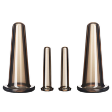 Load image into Gallery viewer, 4 coppette in silicone per coppettazione per massaggio facciale
