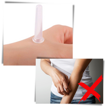 Load image into Gallery viewer, 4 coppette in silicone per coppettazione per massaggio facciale - Ozerty
