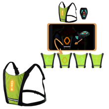 Load image into Gallery viewer, Gilet da ciclismo riflettente con LED - Ozerty
