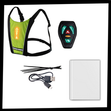 Load image into Gallery viewer, Gilet da ciclismo riflettente con LED - Ozerty
