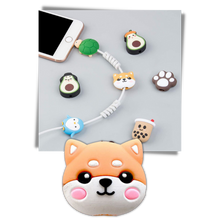 Load image into Gallery viewer, Protezioni per cavi di ricarica in confezione da 4 pezzi - Ozerty
