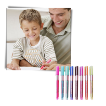 Load image into Gallery viewer, Set di 8 pennarelli a doppia linea - Ozerty
