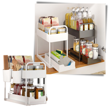 Load image into Gallery viewer, Portaspezie da cucina a doppio cassetto - Ozerty
