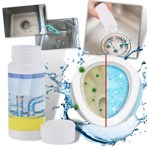 Polvere per la pulizia dei lavelli e degli scarichi della cucina - Ozerty