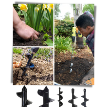 Load image into Gallery viewer, Punte per fori a spirale da giardino
