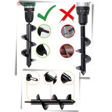 Load image into Gallery viewer, Punte per fori a spirale da giardino  - Ozerty
