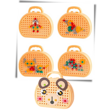 Load image into Gallery viewer, Kit di puzzle educativi e trapani
