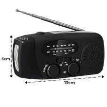 Load image into Gallery viewer, Radio d&#39;emergenza con dinamo multifunzionale - Ozerty
