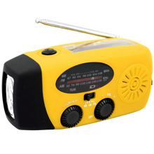 Load image into Gallery viewer, Radio d&#39;emergenza con dinamo multifunzionale
