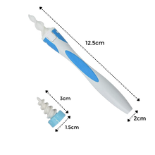 Load image into Gallery viewer, Strumento per la pulizia delle orecchie a spirale in silicone - Ozerty
