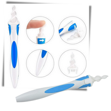 Load image into Gallery viewer, Strumento per la pulizia delle orecchie a spirale in silicone - Ozerty
