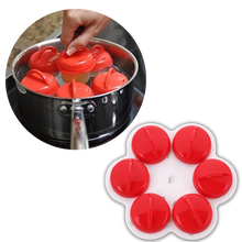 Load image into Gallery viewer, Confezione di 6 cuociuova a forma di fantasia - Ozerty
