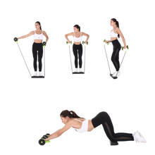 Load image into Gallery viewer, Rulli addominali con bande di resistenza - Ozerty
