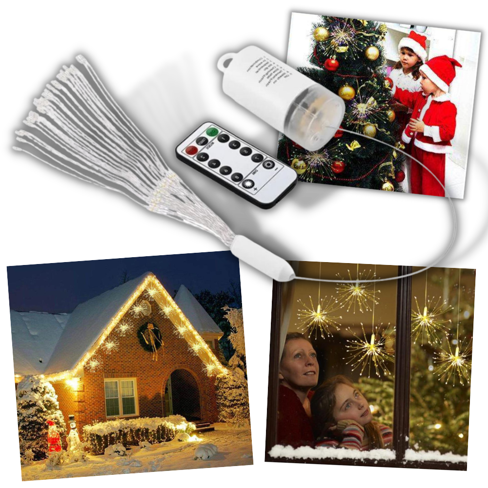 Ghirlanda di fuochi d'artificio a led - Ozerty