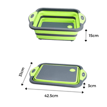 Load image into Gallery viewer, Tagliere pieghevole con cestino - Ozerty
