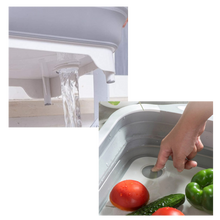 Load image into Gallery viewer, Tagliere pieghevole con cestino - Ozerty
