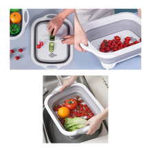 Load image into Gallery viewer, Tagliere pieghevole con cestino - Ozerty
