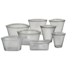 Carica l&#39;immagine nel visualizzatore di Gallery, Confezione da 8 sacchetti in silicone per alimenti riutilizzabili
