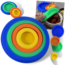 Load image into Gallery viewer, Confezione da 4 coperchi in silicone - Ozerty
