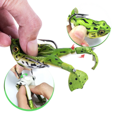 Load image into Gallery viewer, Esca da pesca a rana in silicone - Ozerty
