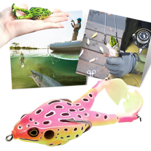 Load image into Gallery viewer, Esca da pesca a rana in silicone - Ozerty
