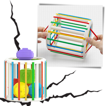 Carica l&#39;immagine nel visualizzatore di Gallery, Giocattolo a forma di blocchi colorati per bambini
