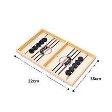 Load image into Gallery viewer, Gioco dell&#39;hockey da tavolo in legno - Ozerty
