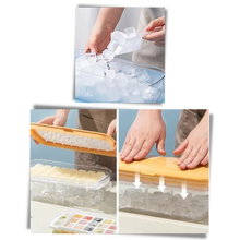 Load image into Gallery viewer, Vassoio per cubetti di ghiaccio in silicone - Ozerty
