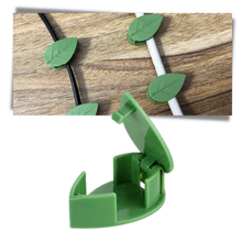 Load image into Gallery viewer, Confezione da 20 clip adesive a forma di foglia per piante rampicanti - Ozerty
