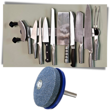Load image into Gallery viewer, Set di affilatura per lame di tosaerba rotanti
