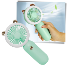 Load image into Gallery viewer, Ventola USB tascabile portatile con LED - Ozerty
