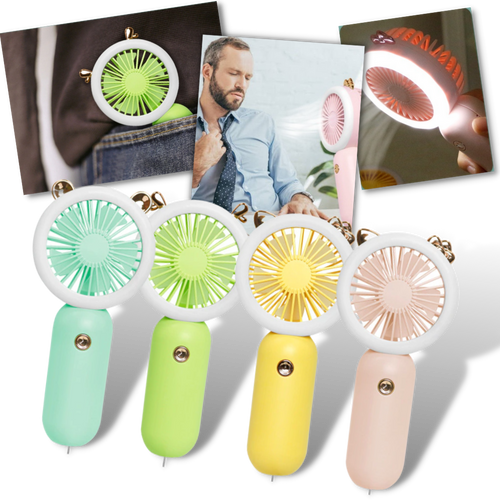 Ventola USB tascabile portatile con LED - Ozerty