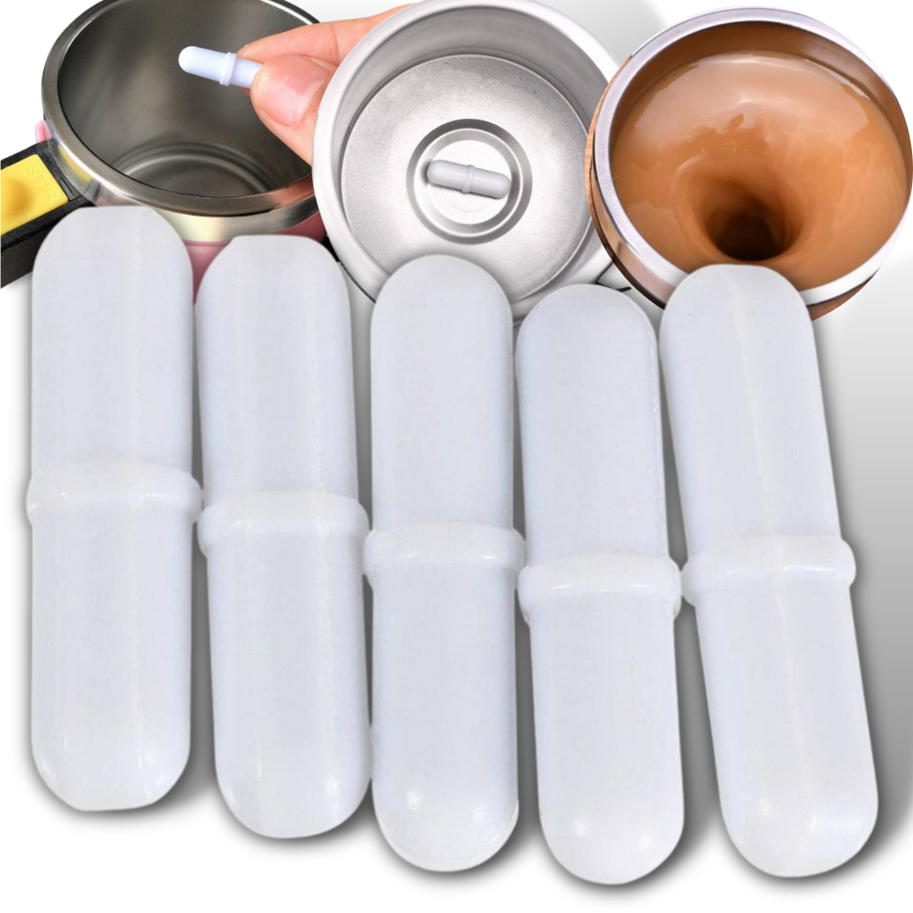 Confezione da 5 capsule mescolanti magnetiche per tazze - Ozerty