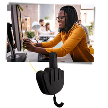 Load image into Gallery viewer, Gancio adesivo per chiavi a forma di mano
