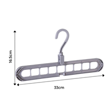 Carica l&#39;immagine nel visualizzatore di Gallery, Confezione da 2 appendiabiti salvaspazio - Ozerty
